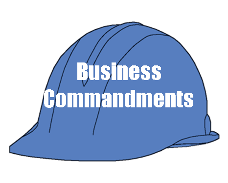 The Ten Commandments for Business